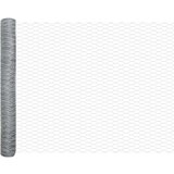 Ograje stebri 10 kosov U-kanal 140 cm Pocinkano jeklo, Šesterokotna ograja 1x50 m Pocinkano jeklo | Shoptok.si