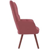  Stol za sproščanje roza žamet, (20597698) | Shoptok.si