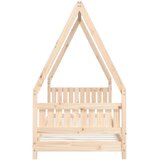  Okvir za dječji krevet 80 x 200 cm od masivne borovine | shoptok.hr
