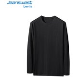  jeanswest majica za muškarce, dug rukav, pamučna, crna Cene