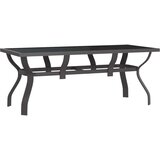  7-dijelni vrtni blagovaonski set sivo-crni | shoptok.hr