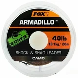 Fox Fishing Edges Armadillo Shock and Snag Leader Camo 40 lbs-18,1 kg 20 m