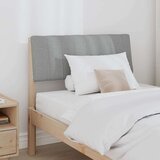  Tapecirani uzglavlje Svijetlo siva 75 cm Čvrsto borovo drvo | shoptok.hr