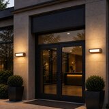  led svetiljka 1018 zidna 12W 3000K IP65 corten | Eponuda.com