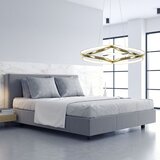 Toolight moderna led stropna svjetiljka + pilot App794-CP ravno zlato | shoptok.hr