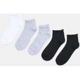 Sinsay Rebraste čarape s volanom 4 pack | shoptok.hr