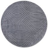 Elle Decoration Antracitno siva okrogla preproga ø 200 cm Panglao New York Anthracite – | Shoptok.si