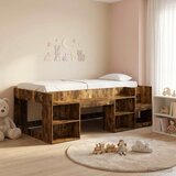 Krevet za djecu s ladicama Dimljeni hrast 75 x 190 cm | shoptok.hr