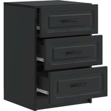  Noćni ormar s ladicama Crna 43 x 41 x 63 5 cm Konstruirano drvo | shoptok.hr