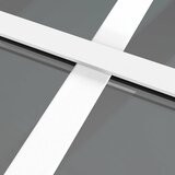  Unutarnja vrata 93 x 201,5 cm Bijela od ESG stakla i aluminija | Eponuda.com