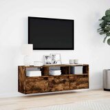  Zidni TV ormarić LED boja dimljenog hrasta 130x31x45 cm | shoptok.hr