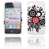  Gumijasti / gel etui Art za Apple iPhone SE / iPhone 5S / iPhone 5 - beli s krogi Cene