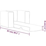  Otroški kavč antracit mehak pliš, (20698321) | Shoptok.si