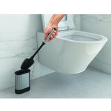 Metaltex Temno siva WC ščetka iz nerjavečega jekla Cleany – | Shoptok.si