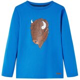  Dječja majica dugih rukava kobaltnoplava 116 | shoptok.hr