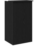  Recepcijski stol crni 55x50x103,5 cm izrađeno drvo | Eponuda.com