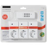 Vivanco Funksteckerset 3fach Auto Learn VIVANCO 34434 FSS 31000WAL 1 Fernbedienung + 3 Stecker | Shoptok.si