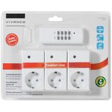 Vivanco set od tri utičnice + wireless remote sa RF kontrolom, 1000W, white 26551 | Eponuda.ba