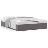vidaXL otomanski okvir kreveta bez madraca sivi 140x190cm umjetne kože | shoptok.hr
