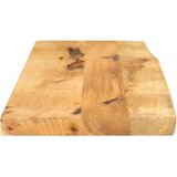 Stolna Mizna plošča 80x20x3,8 cm naraven rob trden robusten mangov les | Shoptok.si