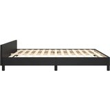  Okvir za krevet s uzglavljem crni 160x200 cm od umjetne kože | shoptok.hr