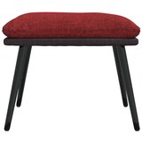  Stolček za noge vinsko rdeč 45x29,5x35 cm blago in umetno usnje, (20983569) | Shoptok.si