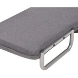 In okretna stolica sofa krevet od tkanine tamnosivi | shoptok.hr