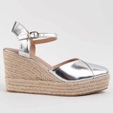 Leindia Espadrile 102791 Srebrna Cene
