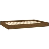  Dnevni ležaj smeđa boja meda 101,5x74x9 cm od masivne borovine | Shoptok.si