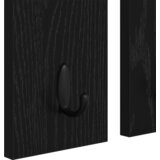  Vješalica za kapute na zidu Crni hrast 85 x 10 x 45 cm | shoptok.hr