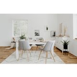 MID.YOU JEDILNA MIZA, bela, barve hrasta | Shoptok.si