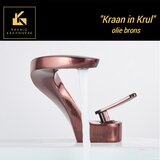 Kranig Kraanwerk dizajnerska kopalniška pipa | pipa za vodnjak in umivalnik | žlahtna kovina kodraste pipe, (21670227) Cene