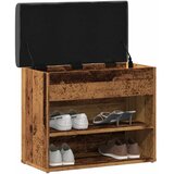  Klupa za cipele staro drvo 62x32x50 cm konstruirano drvo | shoptok.hr