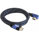 Delock hdmi kabel z mrežno povezavo kotni 5m 4K vijola 82958 | Shoptok.si