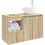  Set namještaja za kupaonicu 2 kom. Hrast sonoma Smeđa 49,5 x 35 x 80 cm | shoptok.hr