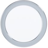 Eglo Fueva 5 ugradbena led, 10,5w, 1200lm, prečnik 166, ip44, bela/hrom/plastika | Eponuda.com