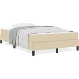 vidaXL Krevet s opruga kutije Ostalo Krema 120 x 200 cm tkanina | shoptok.hr
