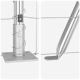  Zavareno žičano ogradno mreža s betonskom podlogom 25 x 1 m | shoptok.hr