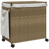  Košara za rublje s kotačima 60 x 35 x 60,5 cm od ratana | shoptok.hr