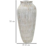 Mauro Ferretti Bijela vaza od polyresina (visina 50 cm) Stiky – | shoptok.hr