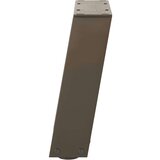  Noge za klubsko mizico v obliki črke U, 2 kosa, naravno jeklo, 30 x (30-31) cm, jeklo, (5000044580) | Shoptok.si
