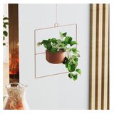 WALLXPERT Dekorativna saksija za cvijeće, privjesak, 40x40x17 cm, terakota | Eponuda.ba