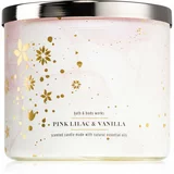 Bath & Body Works Pink Lilac & Vanilla mirisna svijeća 411 g