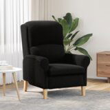  fotelj Črna 76 x 94 x 102 cm blago, (5000045165) | Shoptok.si