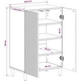  Ormar za cipele ARNHEM 59 5 x 39 5 x 90 cm Konstruirano drvo - Bijela | shoptok.hr