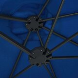  Zunanji senčnik z aluminijastim drogom 460x270 cm moder | Shoptok.si
