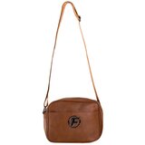 Fashion Hunters Brown small messenger bag with a wide strap | Shoptok.si