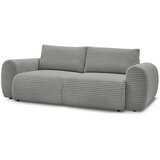 Bobochic Paris Temno siva raztegljiva sedežna garnitura iz rebrastega žameta 257 cm Lucien – | Shoptok.si