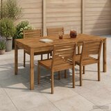  Stol za večeru u vrtu Prirodna 180 x 88,5 x 75 cm | shoptok.hr