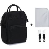 Fillikid torba/ruksak za pelene Barcelona, black | shoptok.hr